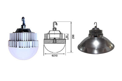 【LED单罩工厂灯 一体化LED40W工厂灯 广照型 环面灯罩 厂房车间用】价格,厂家,图片,其他LED灯具,上海出马照明科技-